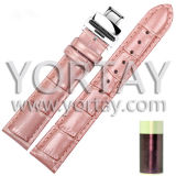 Watch Belt Leather Interference Flash Red Pearl Pigment