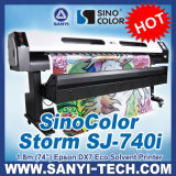 1.8m Eco Solvent Digital Printer, Sinocolor Sj740,for Epson Dx7 Head, 2880dpi
