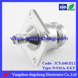 N Female to SMA Female with Flange Mount Connector Adapter (N/SMA-KKF)