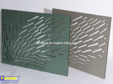 Metal Laser Cut Perforated Garden Screens as Decoration