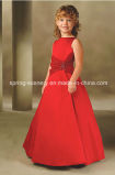 Red Dress-Wedding-Dress-Flower Girl Dress-Children Clothing (D-K024)