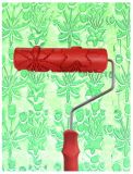Decorative Paint Roller with Pattern Liquid Wallpaper Texture Roller for Wall Decoration Eg217t