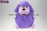 Factory Direct Sale Purple Plush Sheep Doll Toy Backpack with Big Mouth Bos1217