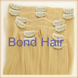 Blond Color Malaysian Remy Clip in Hair Weave