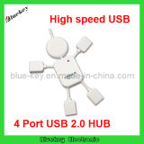 High Speed Little Human Shape Robot 4 Port USB Hub USB Deconcentrator