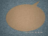 Cork Bulletin Board with Oval Shape (031804)