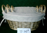 Wicker Basket with Fabric Lining (TF203)