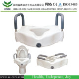 Raised Toilet Seat with Lock and Arms