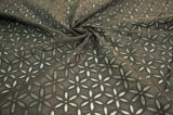 Black Chemical Lace Fabric Polyester Embroidery