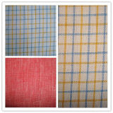 Yarn Dyed Linen Check Fashion Fabric