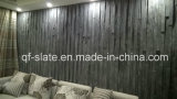 100% Natural Black Strip Slate Culture Stone for Wall/Decorative Stone