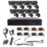 8CH H. 264 DVR IR Camera CCTV System DVR System