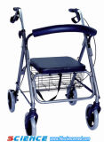 Aluminum Walking Aid Rollator Disabled People Rollator Sc-Rl03 (A3)