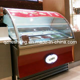 Cooling Freezer Refrigeration, Charged Ice Cream Glass Showcase