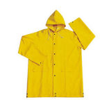 Fire-Retardant PVC/Polyester Longcoat for Safety Work