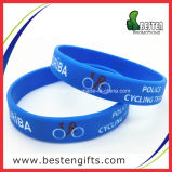 Debossed with Soft Enamel Colorfill Silicone Bracelet/Wristband (SW00011)