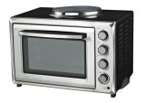 Stainless Steel Electric Toaster Oven with Convection and Rotisserie Function