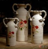 Beautiful Antique Craft Country Rural Style Ceramic Vase (B01911-AC8300-A01)