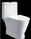 Sunoou One Piece Dual Flush Water-Saving Anti Clogging Skip Bucket Toilet (ST-2150) 
