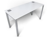 MFC Straight Top Steel Leg Office Desk