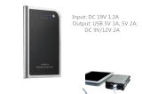 Mobile Power Bank 12000mAh for Tablet (YR120)
