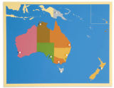 Montessori Materials Geograhpy Australia Map (CE ASTM F963 AND ST2002)