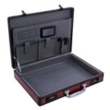 Laptop Case with Red Panel and 2 Combination Locks (HL-2507)