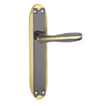 Zinc/Iron Plate Zinc/Alu Handle Mortise Plate Door Lock Hb9993-290 Bn