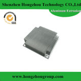 Anodized Silver Customized Aluminum Extrusion Heatsink