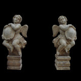 Wing Angel Carving Pair Stt050
