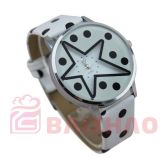 White Star Printing New Hot Promtion Round Silicone Watch