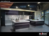 2015 Welbom Modern Black Lacquer Kitchen Cabinet