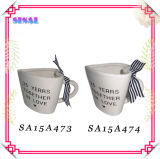Ceramic Cup, Heart Shape Cup, Mug, Souvenir -SA15A473, 474