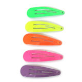 Hair Accessories Fashion Iron Metal Hair Clip Hairpins, 5PCS as 1 Set, 5 Coating Colors, Har-10158