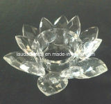 K9 Mam-Made Crystal Lotus Candle Holder