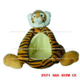 Stuffed Decorate Baskets Plush Tiger Toys
