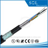 GYTA53 Outdoor Loose Tube Stranded Plastic Optical Fiber Cable