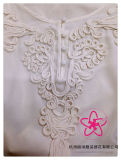 (LN1505) Chiffon Taping Embroidery Cloth Garment