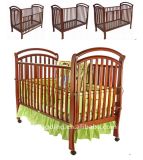 Wooden 3 in 1 Baby Cot / Crib (BC-018)
