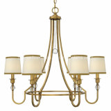 Metal Chandelier Lighting with Crystal Decoration (C002-6)
