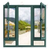 Green Aluminum Profile Casement Window (BHA-CW36)