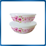 Enamel Deep Salad Bowl with Cover (WXSH)