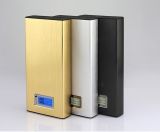 New 20000mAh LCD Power Bank with Universal Dual USB Outputs External Backup Battery Charger OEM+ 4 Connector + USB Cable