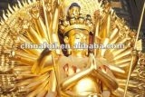 Gold Leaf 22k and 23.75k Covered Buddha