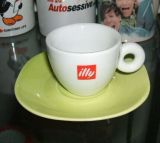 Mug and Plate Set/White Stoneware Mug/Promotional Mug/Ceramic Cup/Coffee Cup/Porcelain