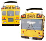 School Bus Shape Tin Lunch Box