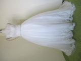 Elegant Wedding Dress Ball Gown Beading&Crystals Chapel Train