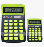8 Digits Dual Power Mini Size Neon Desktop Calculator (LC276A)