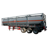 3 Axles 40 Ton Casket Stand Chemical Liquid Transport Tanker Semi Trailer