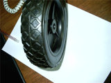 Solid Rubber Wheel of 7X1.5 for Carts and Trolley